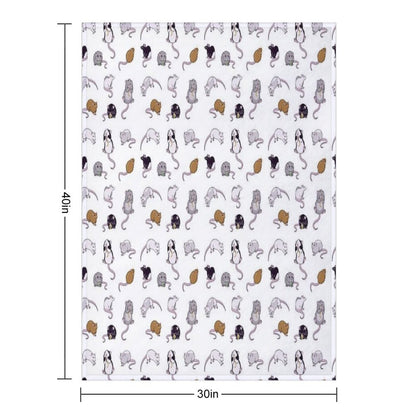 Rats, Rats, Rats Throw Blanket