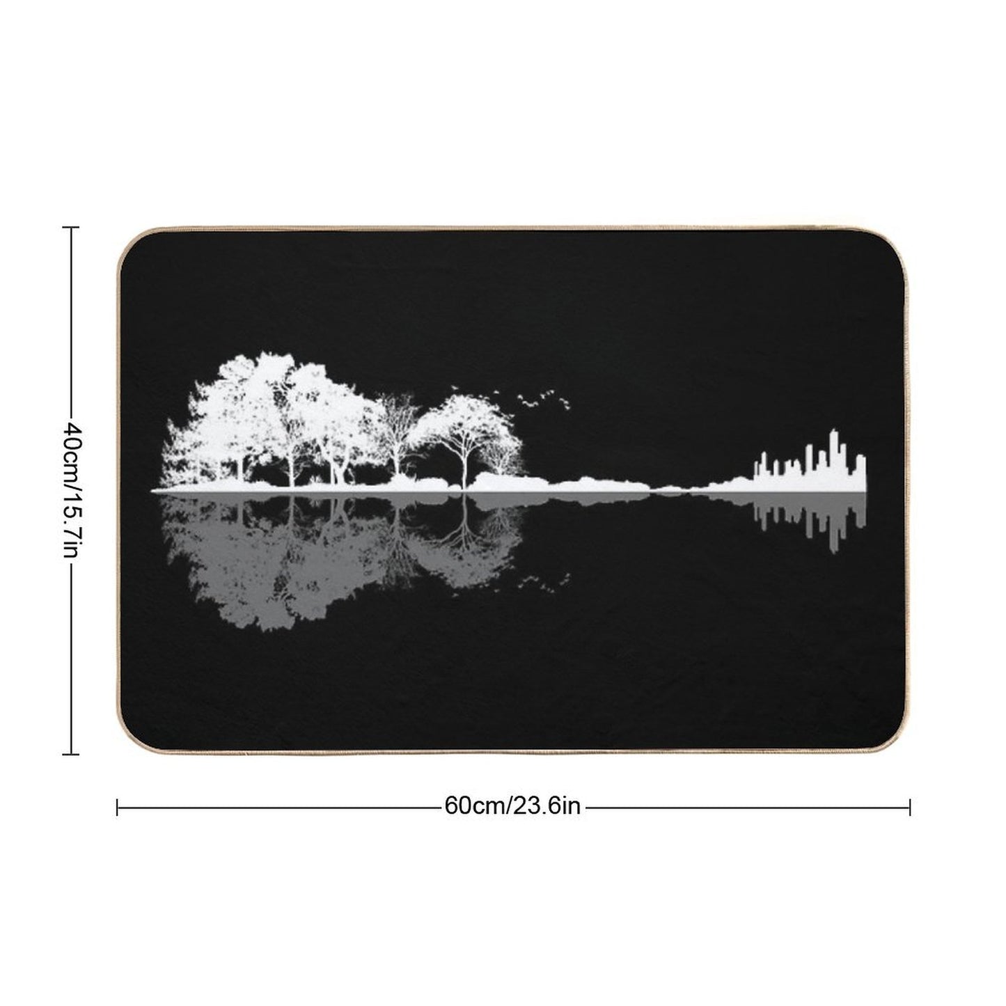 Nature Guitar Bath Mat
