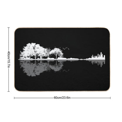 Nature Guitar Bath Mat