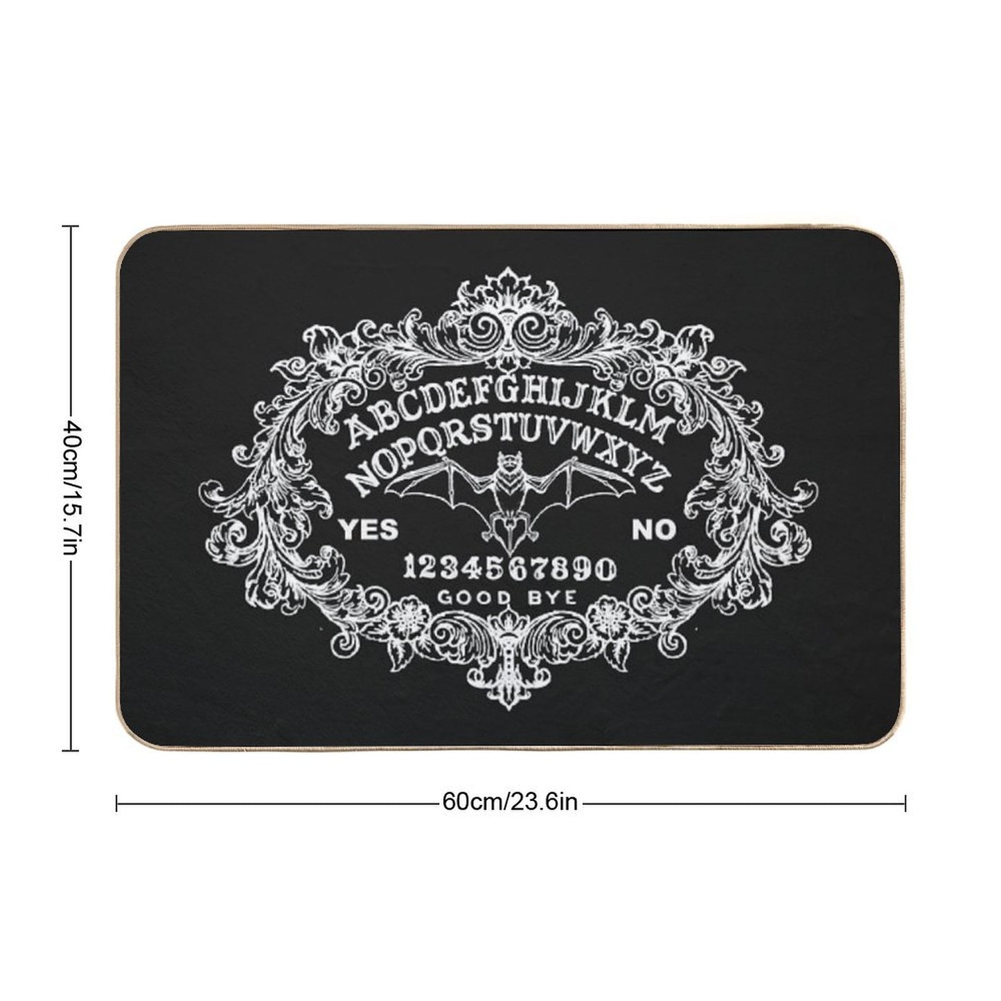 Bat Witch Board Bath Mat