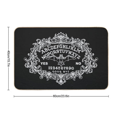 Bat Witch Board Bath Mat