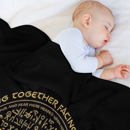 Thulsa Doom Two Snakes Coming Together Throw Blanket