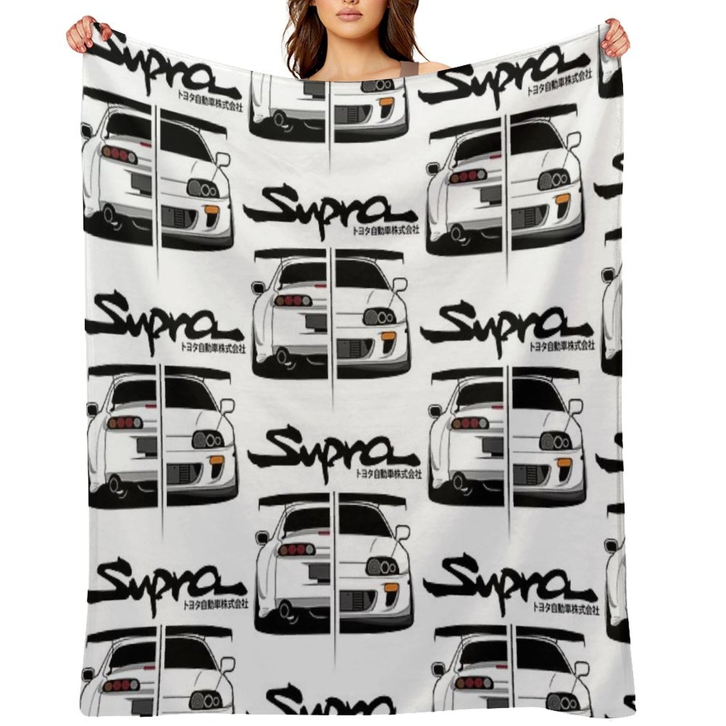 Toyota Supra MK IV - CarCorner Throw Blanket