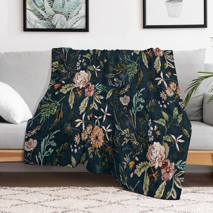 Delilah (summerteal) Throw Blanket