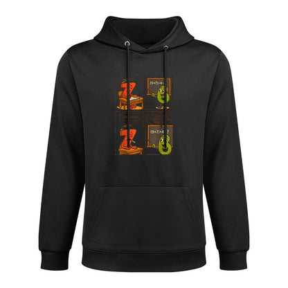 Comic Book Style Sick Seven Funny Meme 67 Cotton-Polyester Blend Hoodie