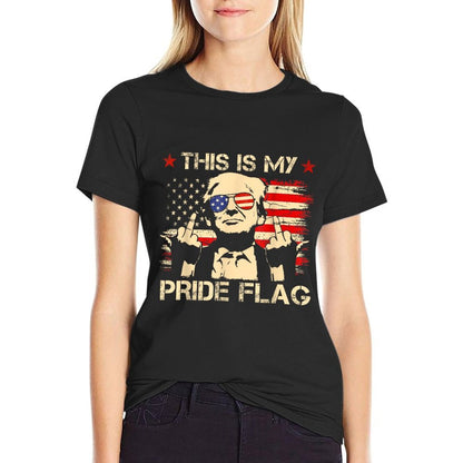 This Is My Pride USA American 4th Of July Patriotic  Graphic-printed T-Shirt