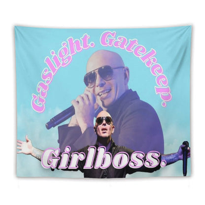 Mr Worldwide Says to Girlboss Tapestry