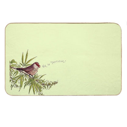 My Favorite Season Is The Fall of Patriarchy – Feminist Bird Bath Mat