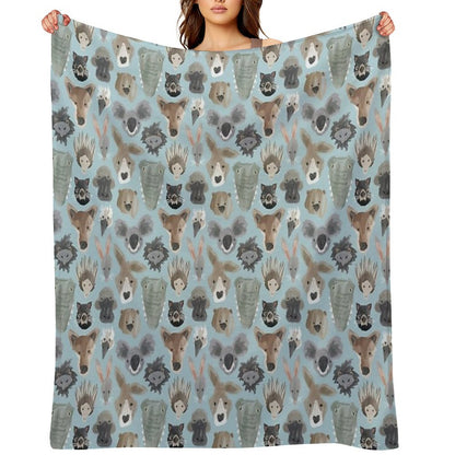 Dusky Outback Throw Blanket