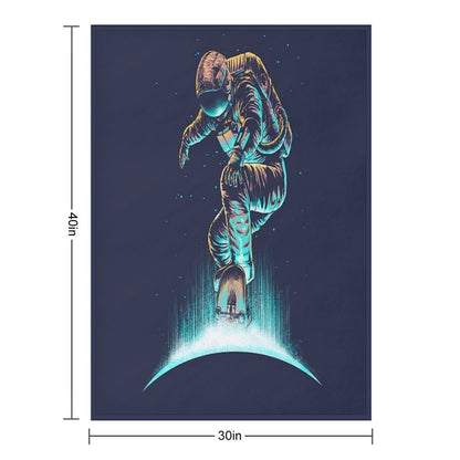 Space Grind Throw Blanket