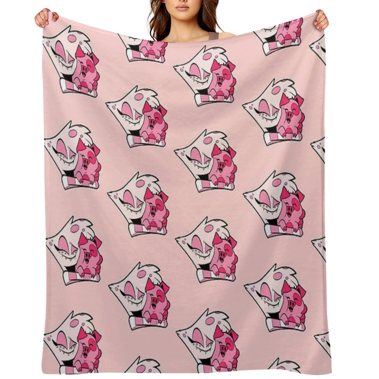 Angel Dust And Fat Nuggets Throw Blanket