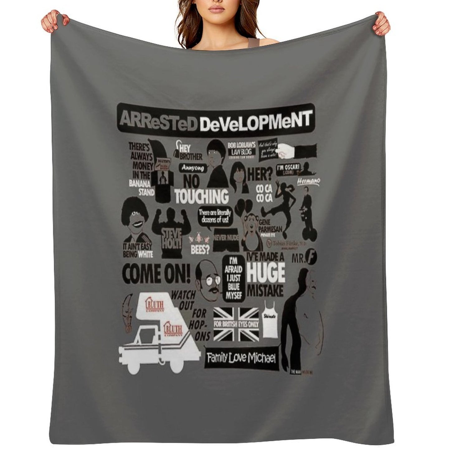 Arrested Development Throw Blanket