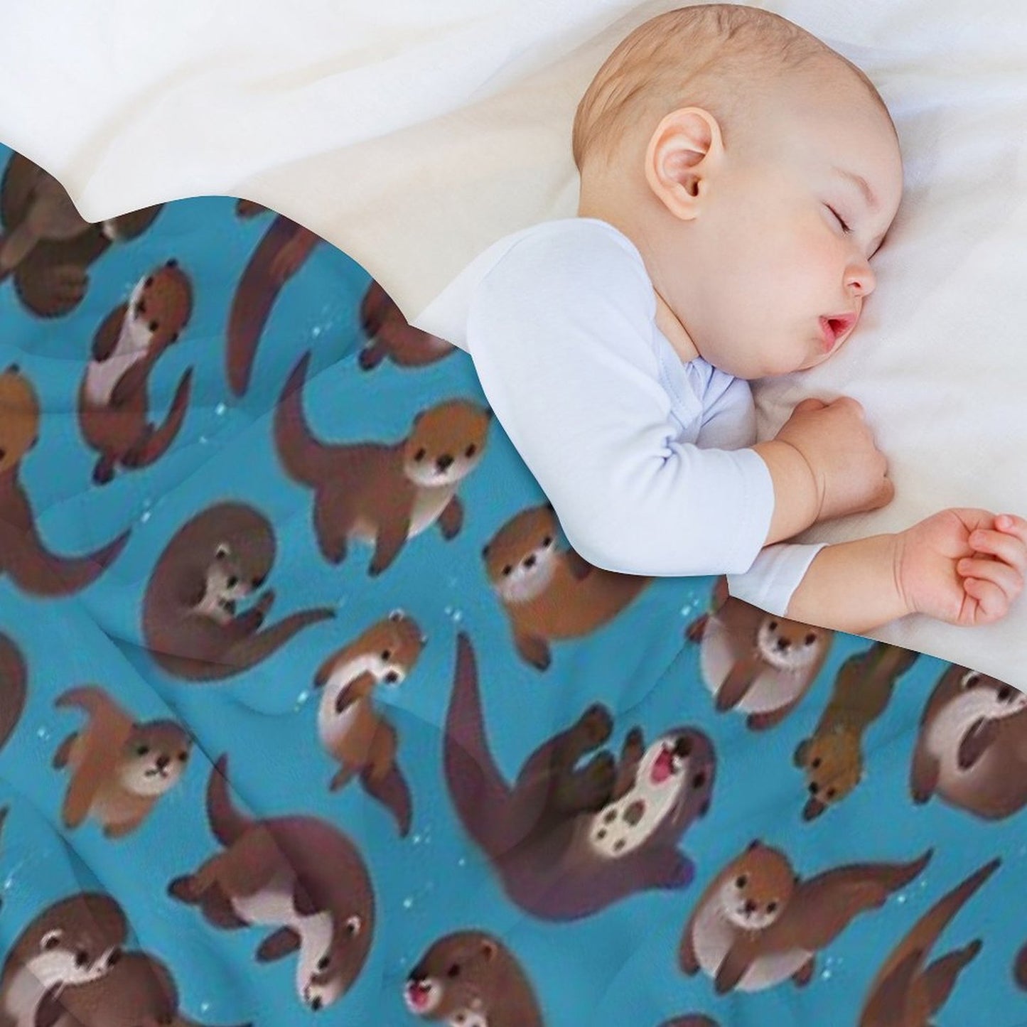 Otter Throw Blanket