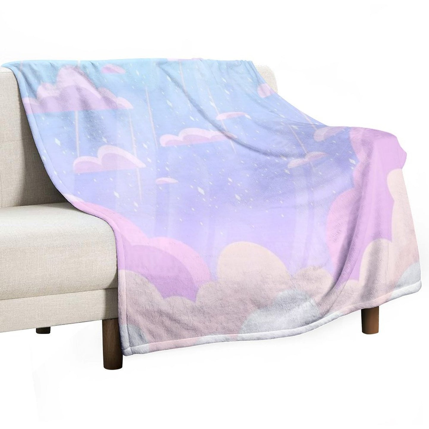Pastel Heaven Throw Blanket