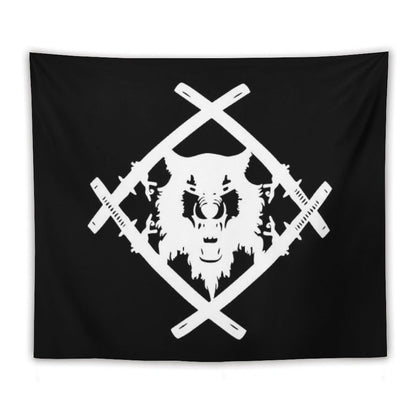 Xavier Wulf Merch Xavier Wulf Logo Tapestry
