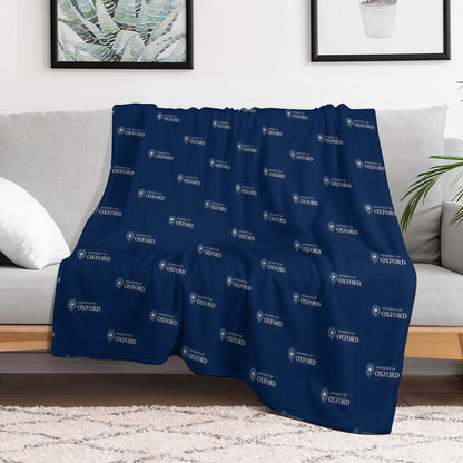 Oxford College Logo Throw Blanket