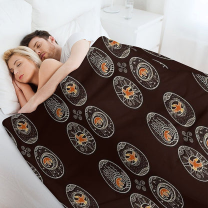 Ravens Spring Throw Blanket
