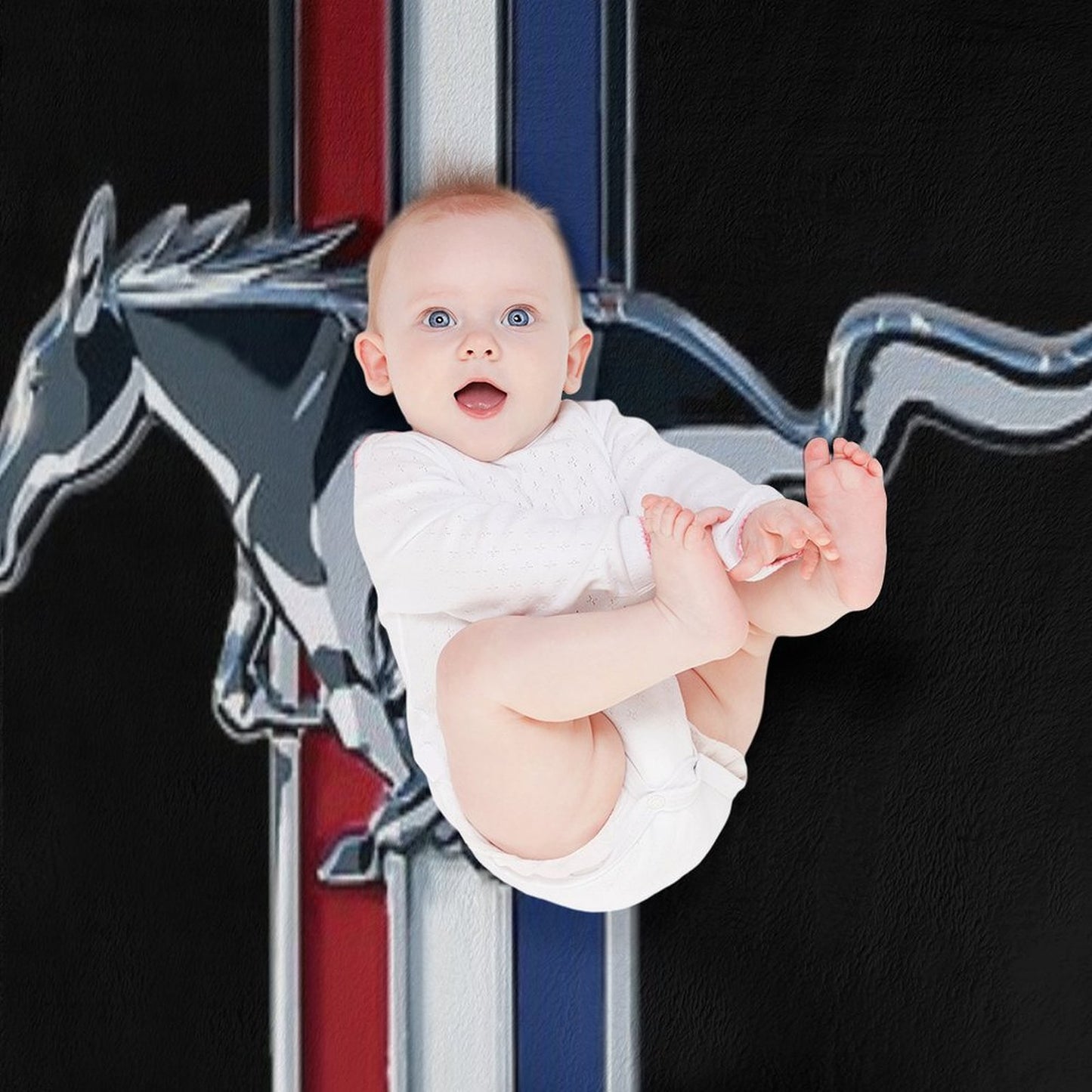 'stang Throw Blanket