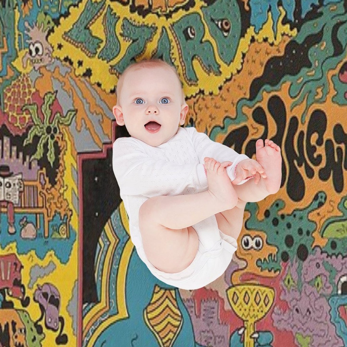 The Oddments King Gizzard Throw Blanket