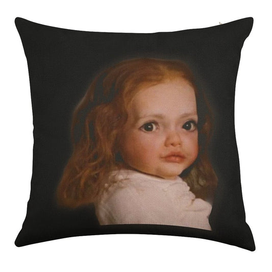 Regurgitation Cullen Linen Throw Pillow Cover