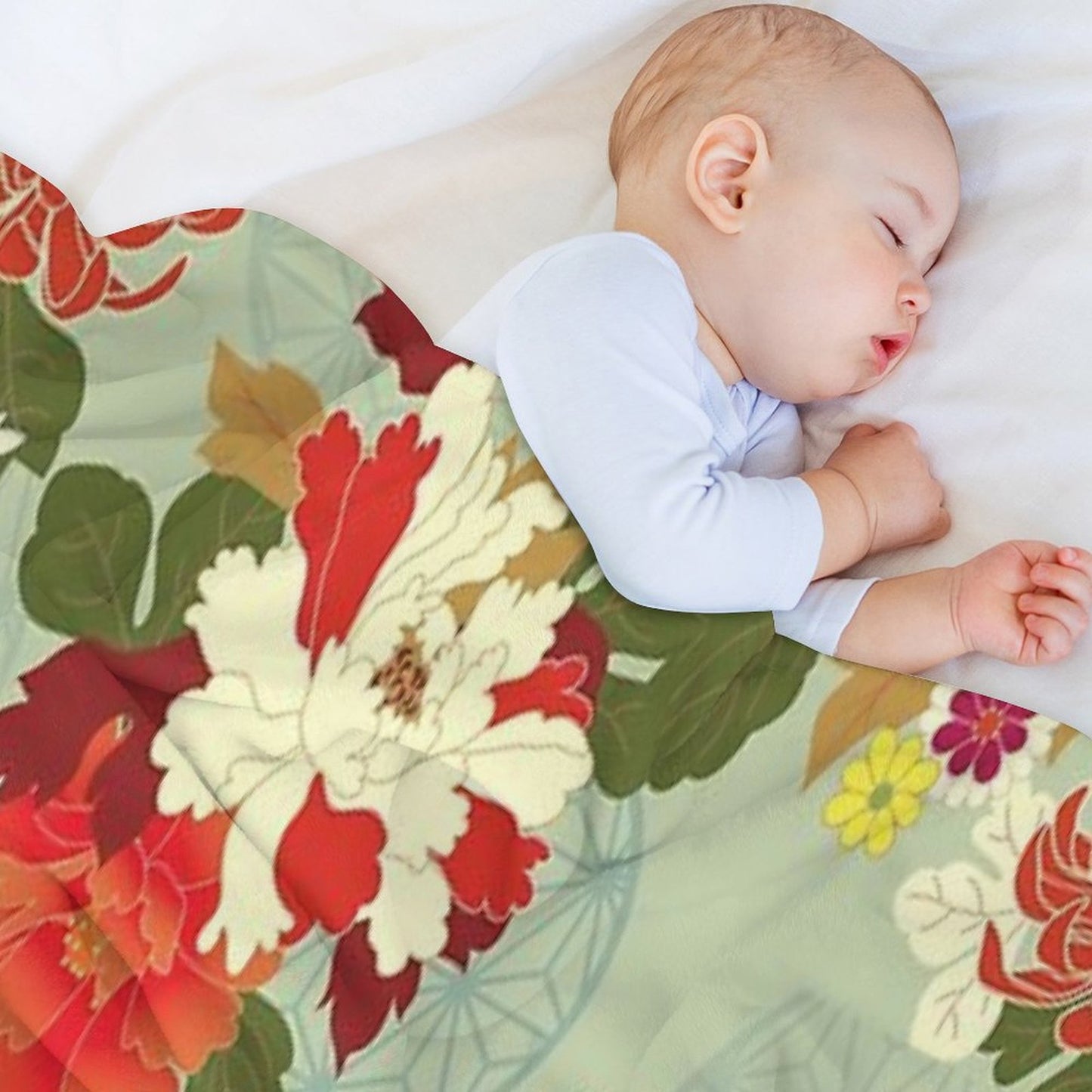 Peony 2 Throw Blanket