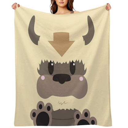 Appa Block Throw Blanket