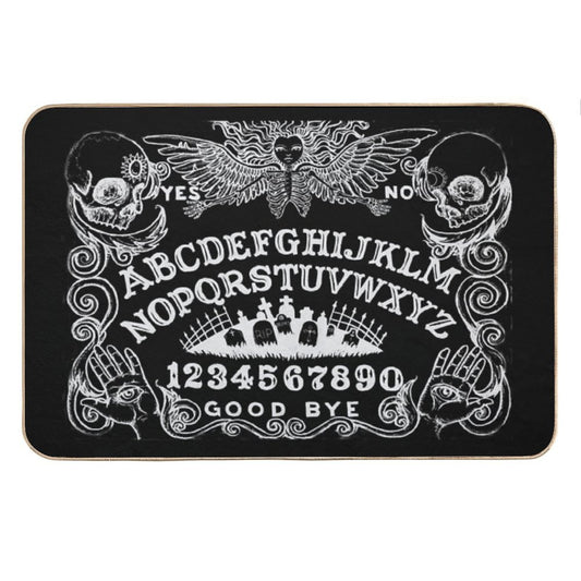 Black Witch Board Bath Mat