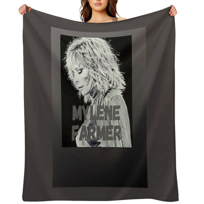 Mylène Farmer Throw Blanket