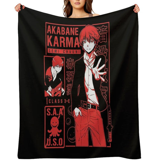 KARMA AKABANE Classic Throw Blanket