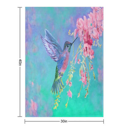 Live A Colorful Life Throw Blanket