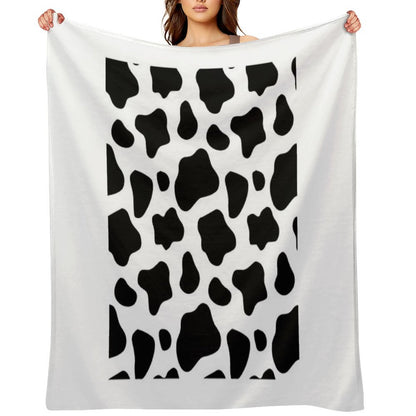 Cow Spots Pattern Cows Animal Print Throw Blanket