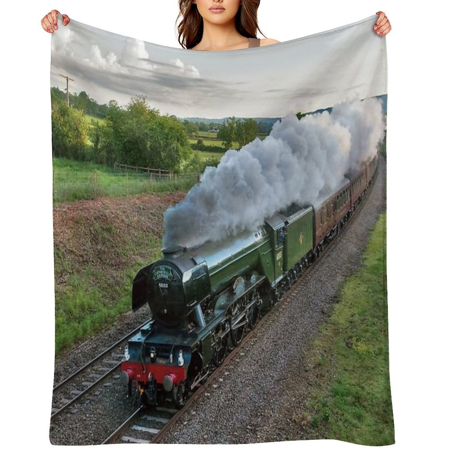 Flying Scotsman Throw Blanket
