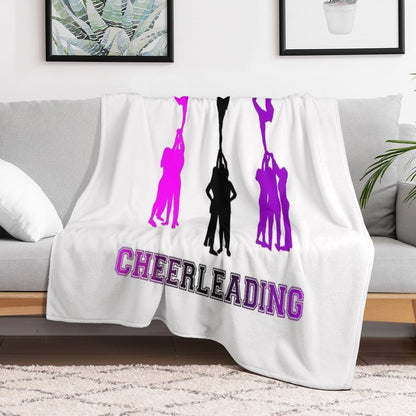 Cheerleading Throw Blanket