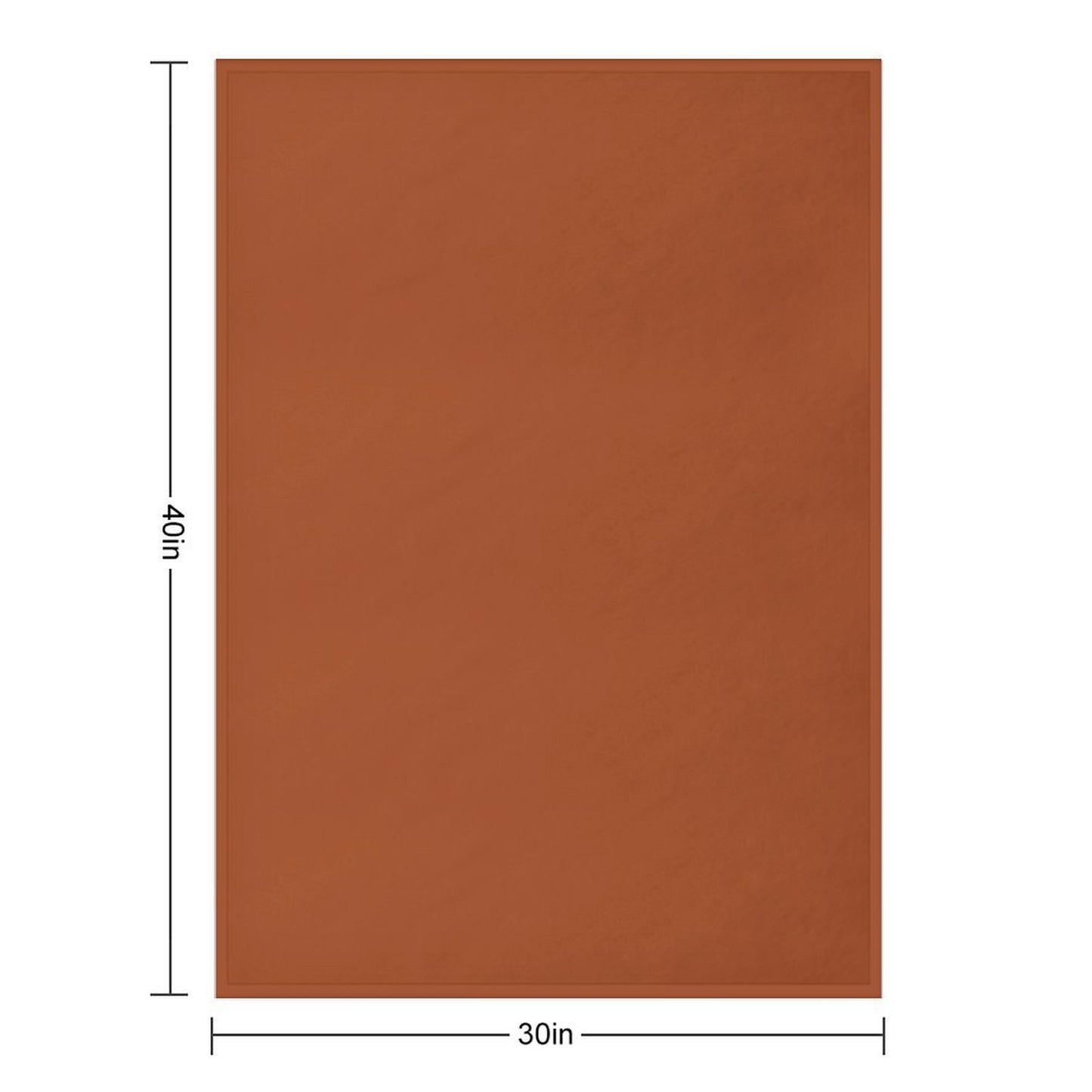 Rust Orange Brown Throw Blanket