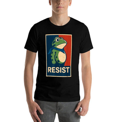 Portland Frog Protest for Men And Women  High-quality Stitching T-Shirt