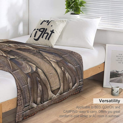 Egyptian Gods Throw Blanket