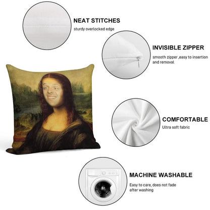 Rik Mayall , Bottom Series, Soft Anti-Pilling Throw Pillow
