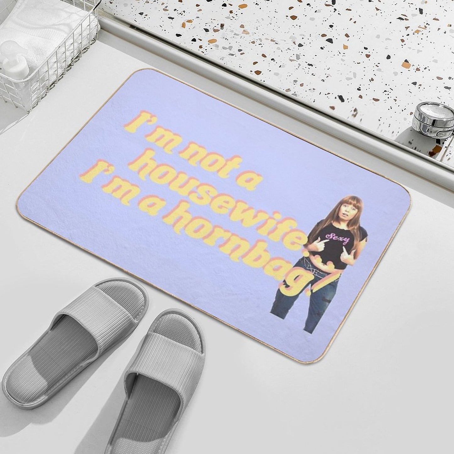 Kim - Hornbag! Bath Mat