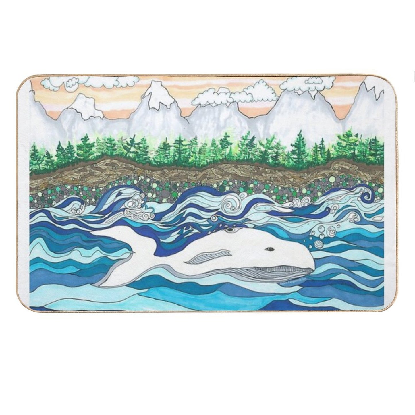 Dreaming of Vancouver Bath Mat