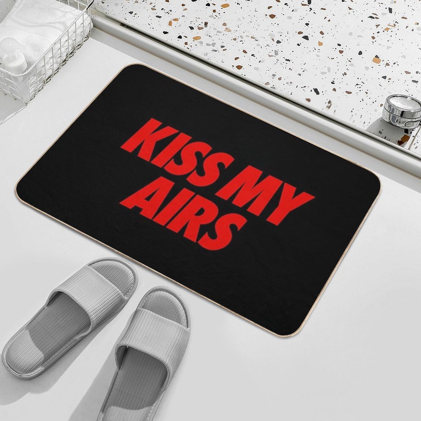 Kiss My Airs BRED Bath Mat