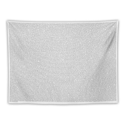 Entire Shrek Script Tapestry