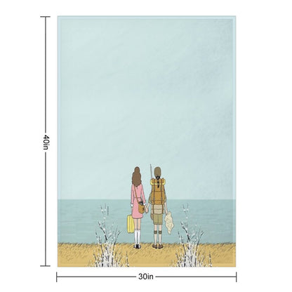 Wes Anderson Movie Throw Blanket