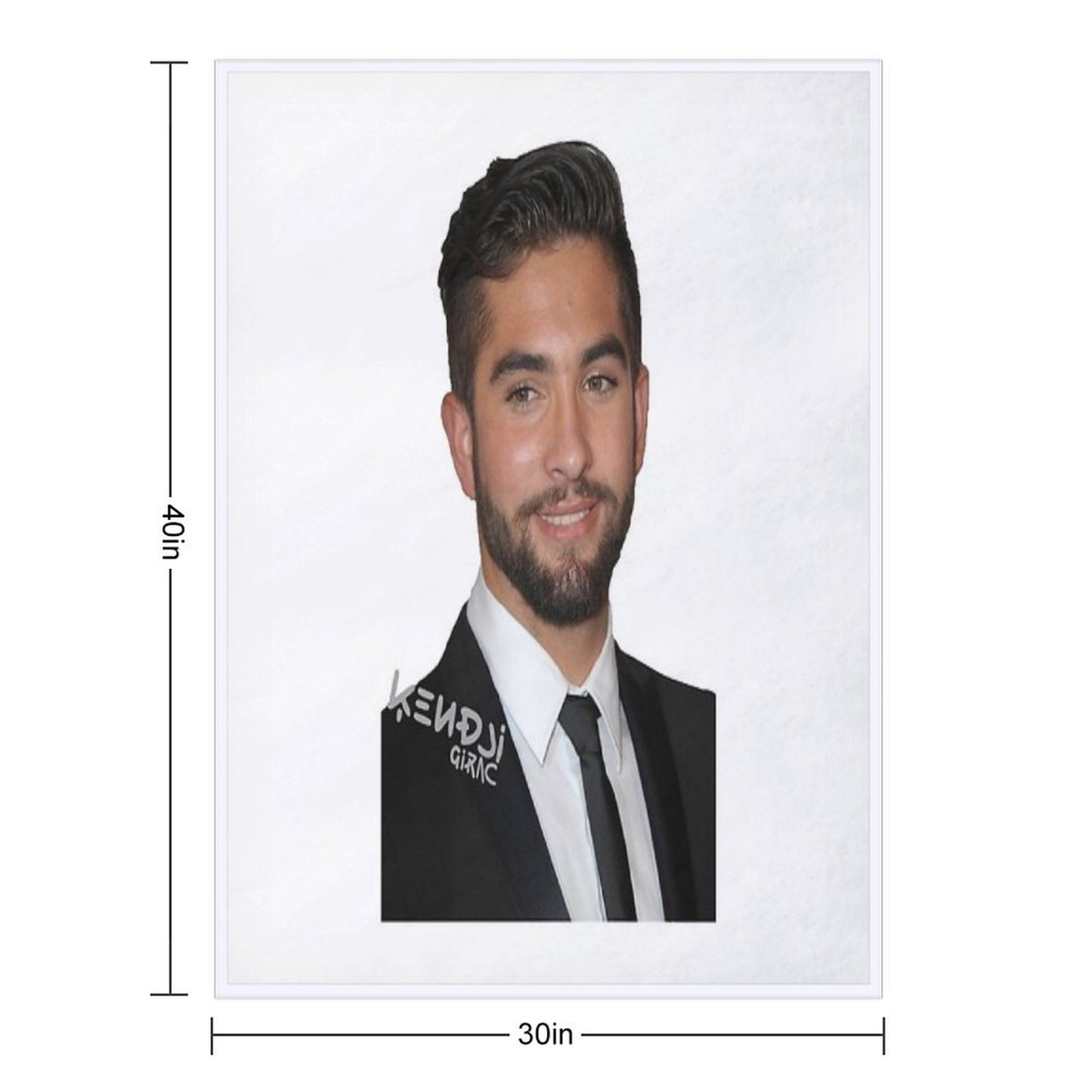 Kendji Girac Throw Blanket