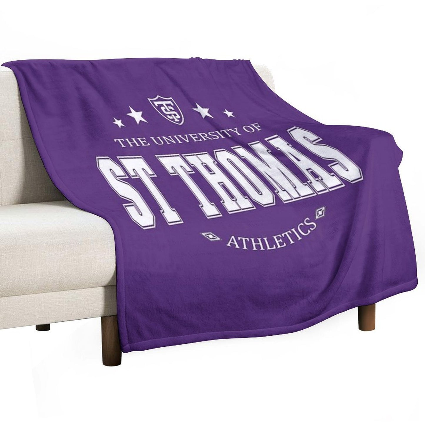 University Of St Thomas Throw Blanket