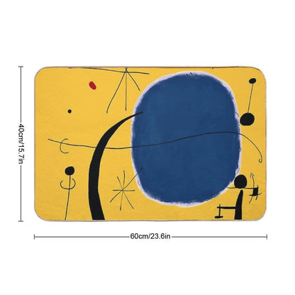 Joan Mirò #9  Dirt-Trapping Bath Mat