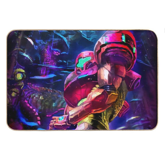 Samus Aran Metroid Bath Mat