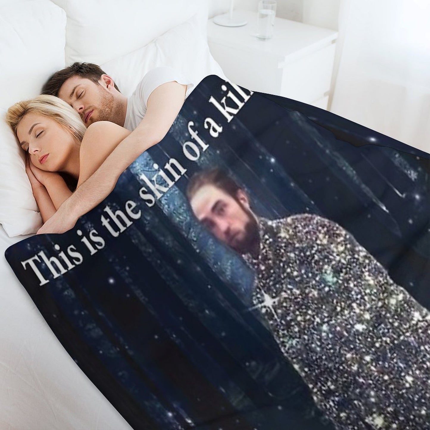 This Is The Skin of A Killer, Bella Meme Throw Blanket