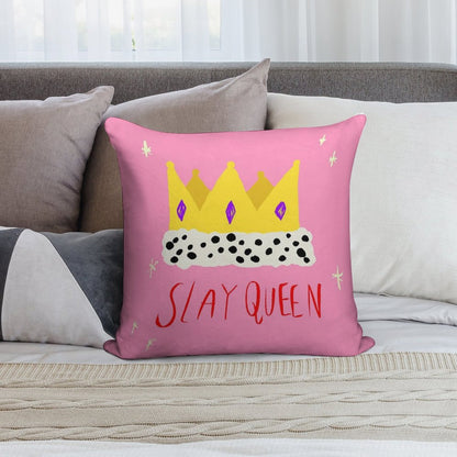 Slay Queen Soft Style Accent Throw Pillow