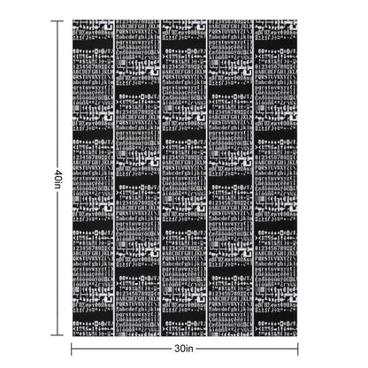 Dwarf Fortress Tile Set FnordSet Throw Blanket