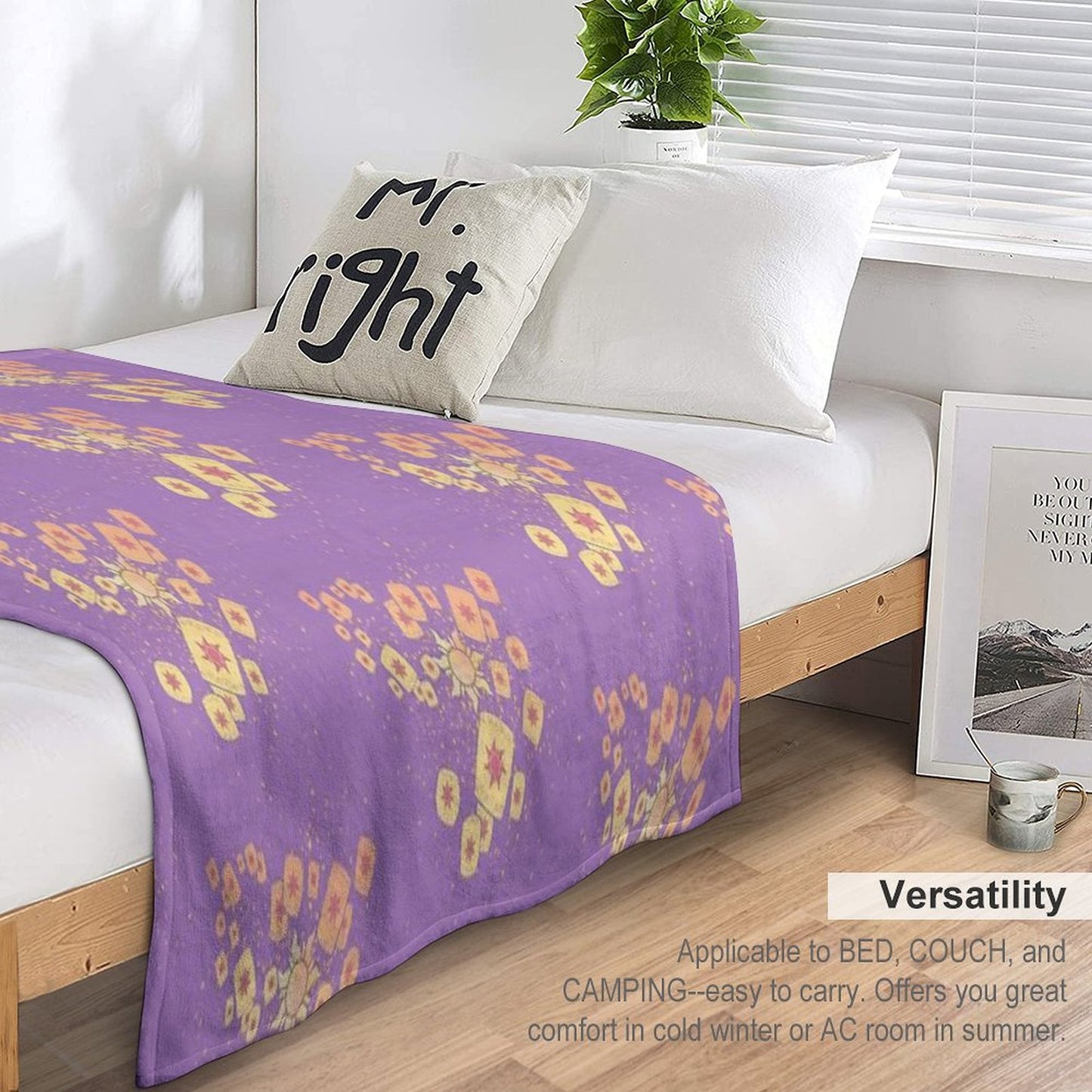 Lantern Light Tangled Throw Blanket